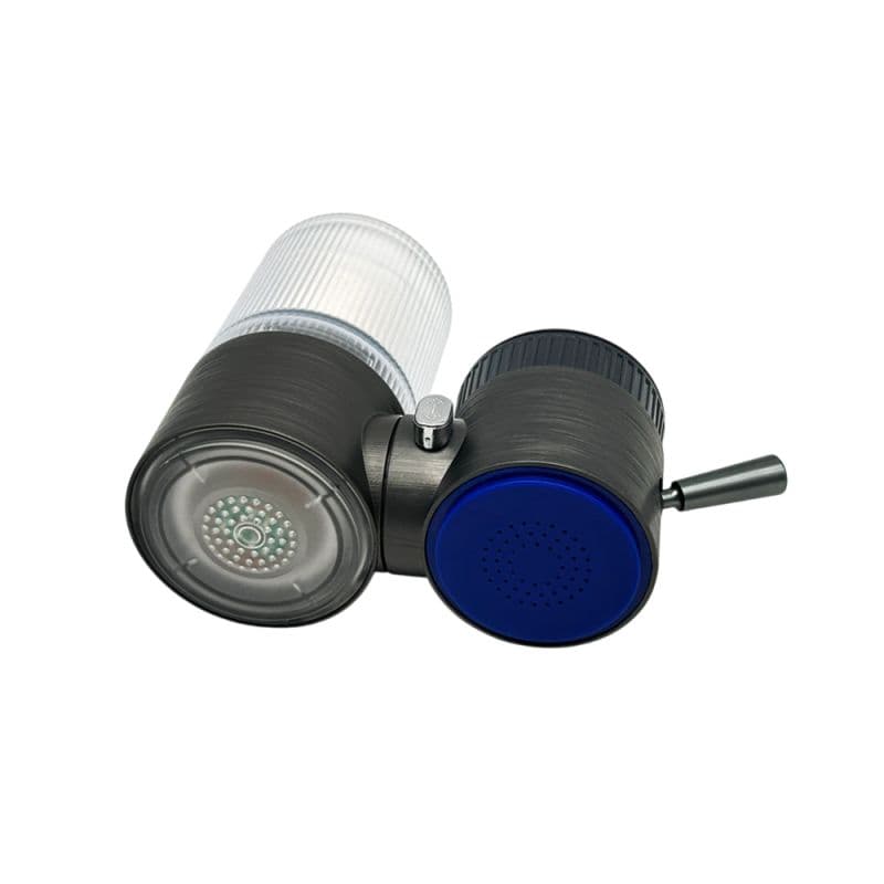 Angled view of the filter body showing the diverter lever